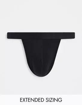 Черные стринги ASOS DESIGN