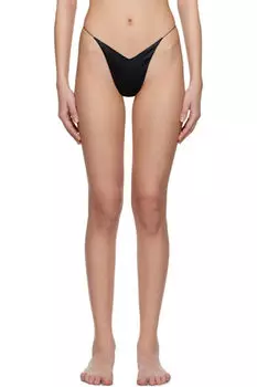 Черные стринги Caviar DU CIEL