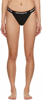 Черные стринги с низкой посадкой Heron Preston