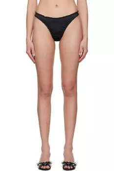 Черные стринги с оборками Shadowplay