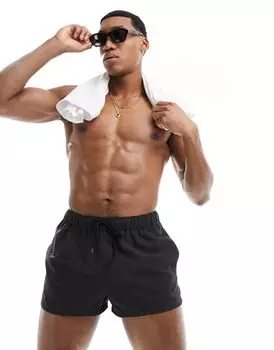 Черные суперкороткие плавки ASOS DESIGN