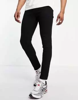 Черные суперскинни Pull&Bear