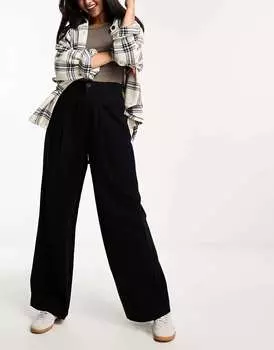 Черные свободные брюки для папы ASOS
