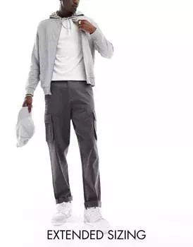 Черные свободные брюки карго ASOS