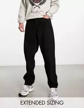 Черные свободные джинсы ASOS