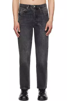 Черные свободные джинсы из денима Han Kjobenhavn