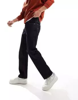 Черные свободные джинсы прямого кроя Levi's 555 '96