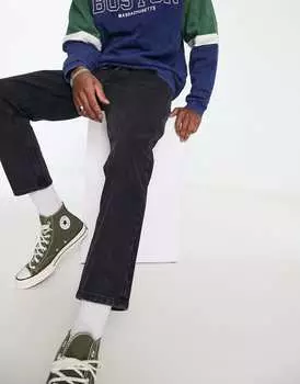 Черные свободные укороченные джинсы Jack & Jones Intelligence Frank