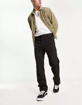 Черные свободные зауженные брюки чиносы Carhartt WIP master