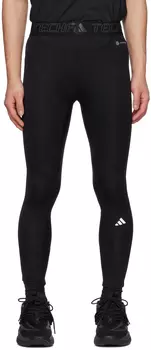 Черные тайтсы для тренинга Techfit adidas Originals