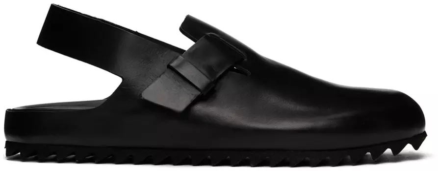 Черные тапочки Agora 008 Officine Creative