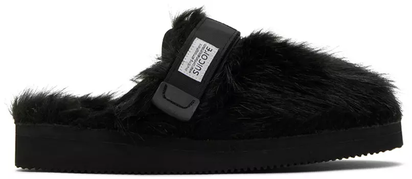 Черные тапочки ZAVO-2EU Suicoke