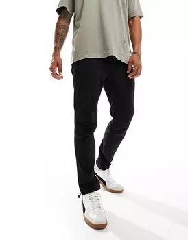 Черные технические брюки узкого кроя из нейлона Jack & Jones Intelligence