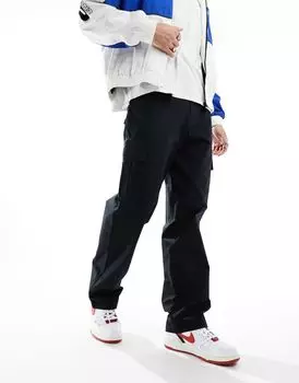 Черные тканые брюки карго Nike Club