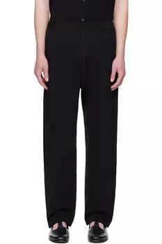 Черные тканые спортивные штаны WB Lady White Co.