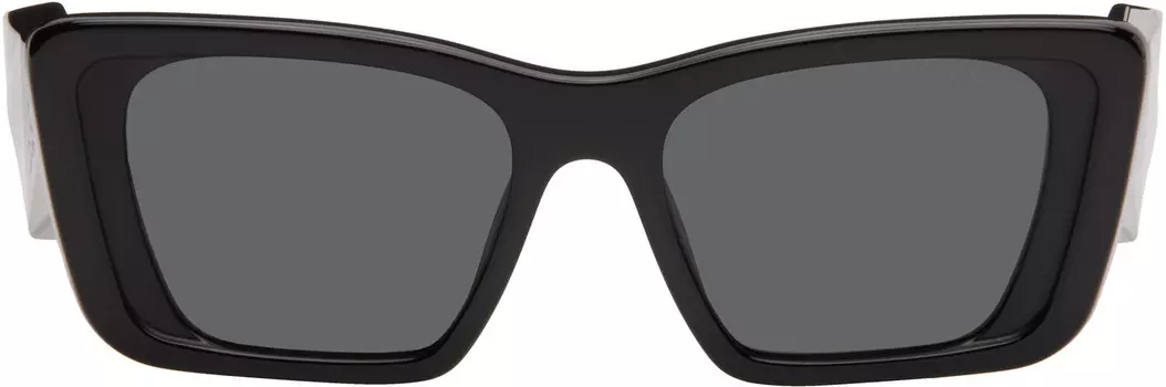 Черные толстые солнцезащитные очки «кошачий глаз» из ацетата Prada Eyewear