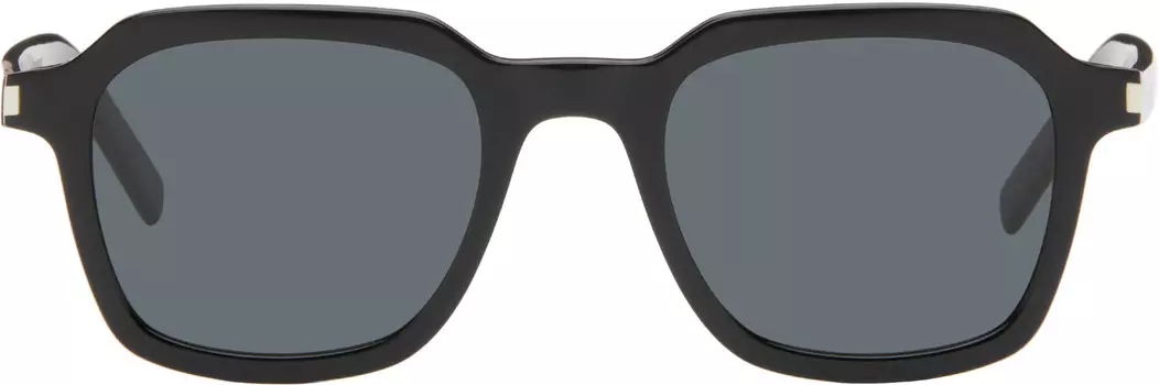 Черные тонкие солнцезащитные очки SL 715 Saint Laurent