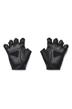 Черные тренировочные перчатки Under Armour, черный