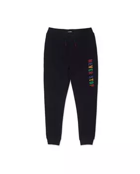 Черные трикотажные спортивные брюки для мальчика Tuc tuc, темно-синий