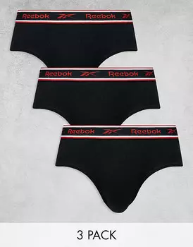Черные трусы Reebok Clancy из трех штук