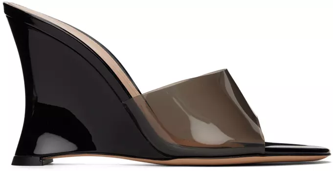 Черные туфли без задника Futura Gianvito Rossi
