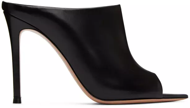 Черные туфли без задника Nova Gianvito Rossi