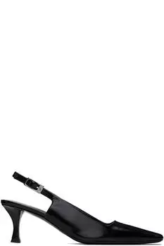 Черные туфли-лодочки с открытой пяткой Proenza Schouler