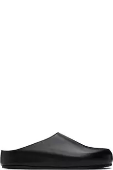 Черные туфли-лоферы без застежек Studio Nicholson