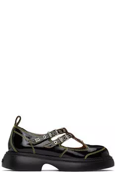 Черные туфли Мэри Джейн GANNI
