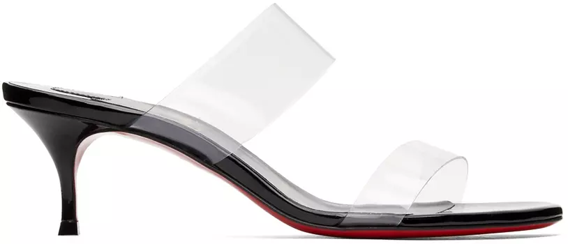 Черные туфли на каблуках 55 мм Just Nothing Christian Louboutin
