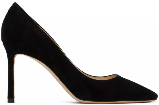 Черные туфли на каблуках Romy 85 Jimmy Choo