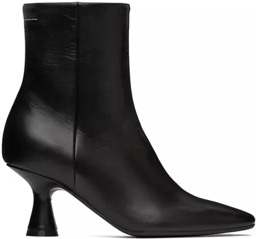 Черные туфли на каблуке из кожи наппа MM6 Maison Margiela