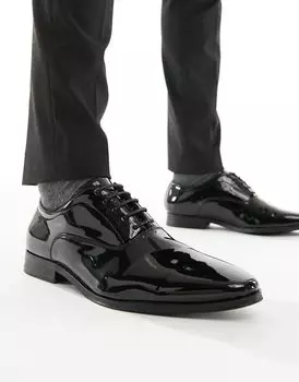 Черные туфли на шнуровке ASOS DESIGN
