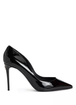 Черные туфли на шпильке из лакированной кожи cardinale Dolce&Gabbana