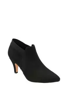 Черные туфли-сапоги из микрофибры "Кристина" Lotus, черный