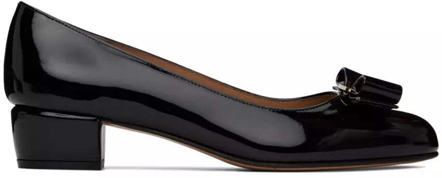 Черные туфли Вара Ferragamo
