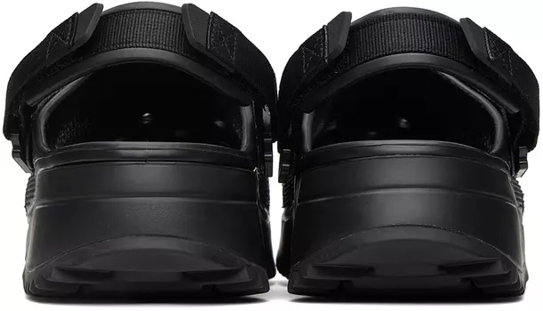 Черные туристические сабо Crocs