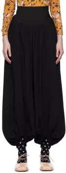 Черные удлиненные брюки J.Kim