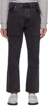 Черные угловые джинсы tudes