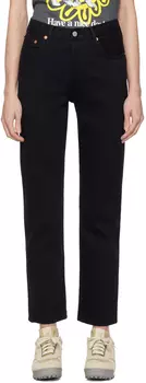 Черные укороченные джинсы 501 Levi's