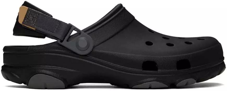 Черные универсальные сабо Crocs