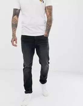 Черные узкие эластичные джинсы скинни ASOS DESIGN
