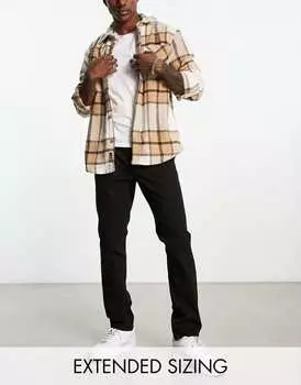 Черные узкие брюки чиносы ASOS DESIGN