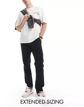 Черные узкие брюки чиносы ASOS DESIGN