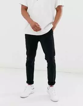 Черные узкие брюки чиносы Jack & Jones Intelligence