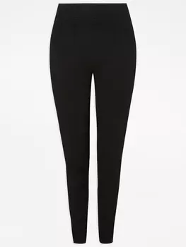 Черные узкие брюки из джерси для девочек старшего возраста George., черный