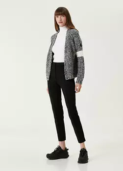 Черные узкие брюки Moncler
