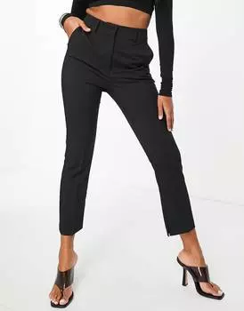 Черные узкие брюки-сигареты ASOS DESIGN Hourglass