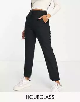 Черные узкие брюки-сигареты ASOS Hourglass