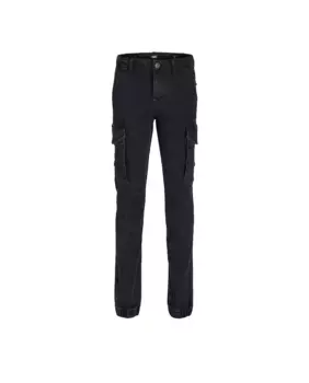 Черные узкие джинсовые брюки карго для мальчика Jack & Jones